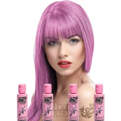 Crazy Color Semi-Permanent Hair Dye 4 Pack 100ml (Marshmallow)