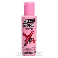 Crazy Color Semi-Permanent Hair Dye 100ml (Vermillion Red)