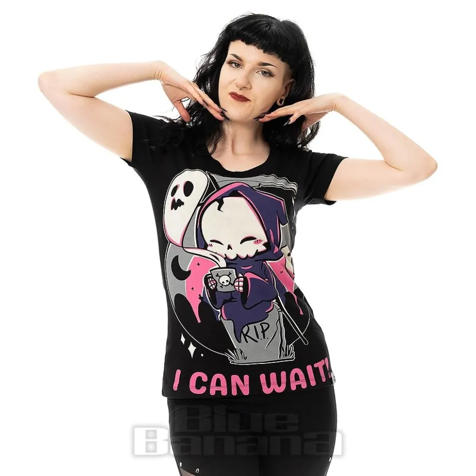 Cupcake Cult I Can Wait T-Shirt (Black)