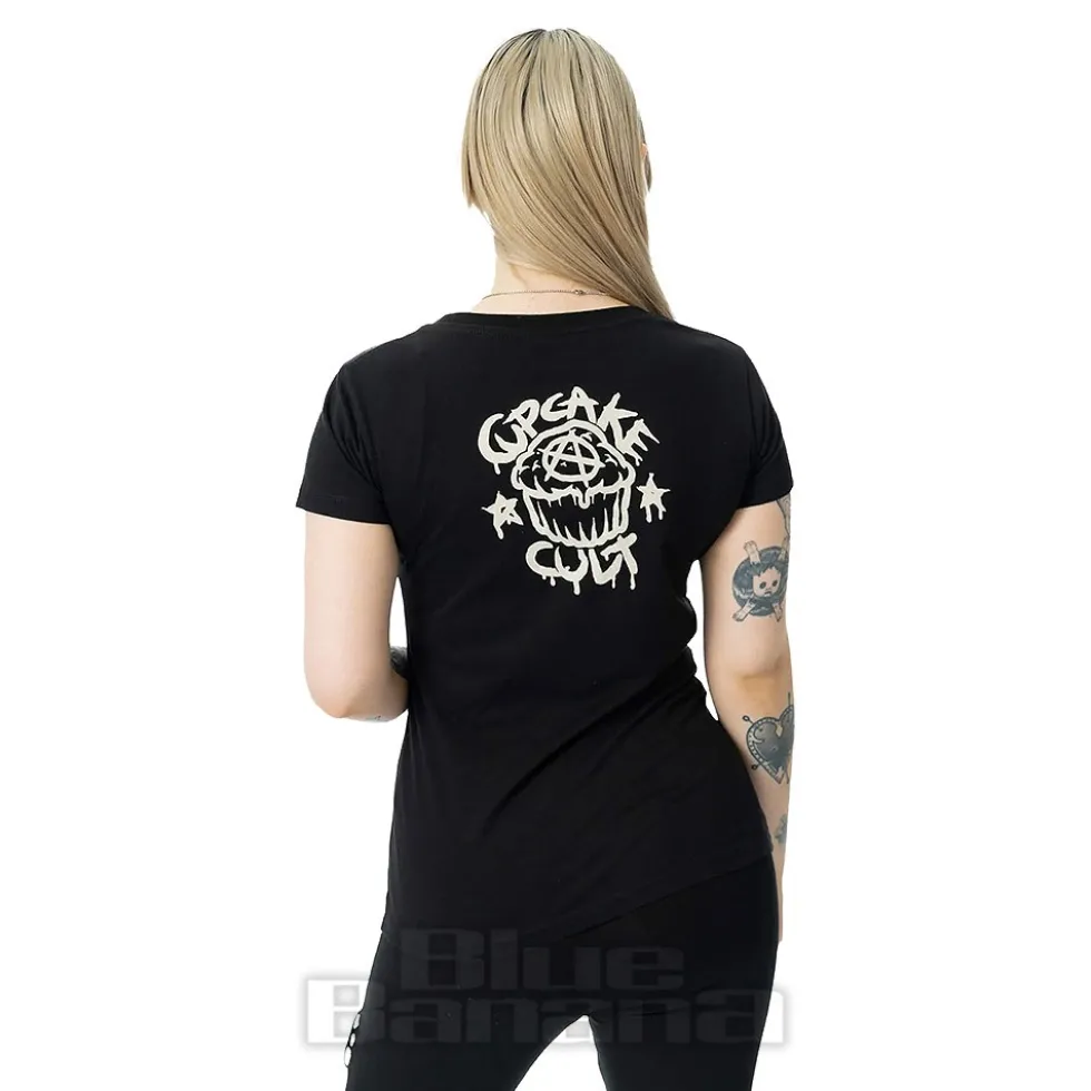 Cupcake Cult Moonlight T-Shirt (Black/White)