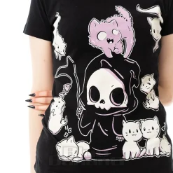 Cupcake Cult Nine Lives T-Shirt (Black)