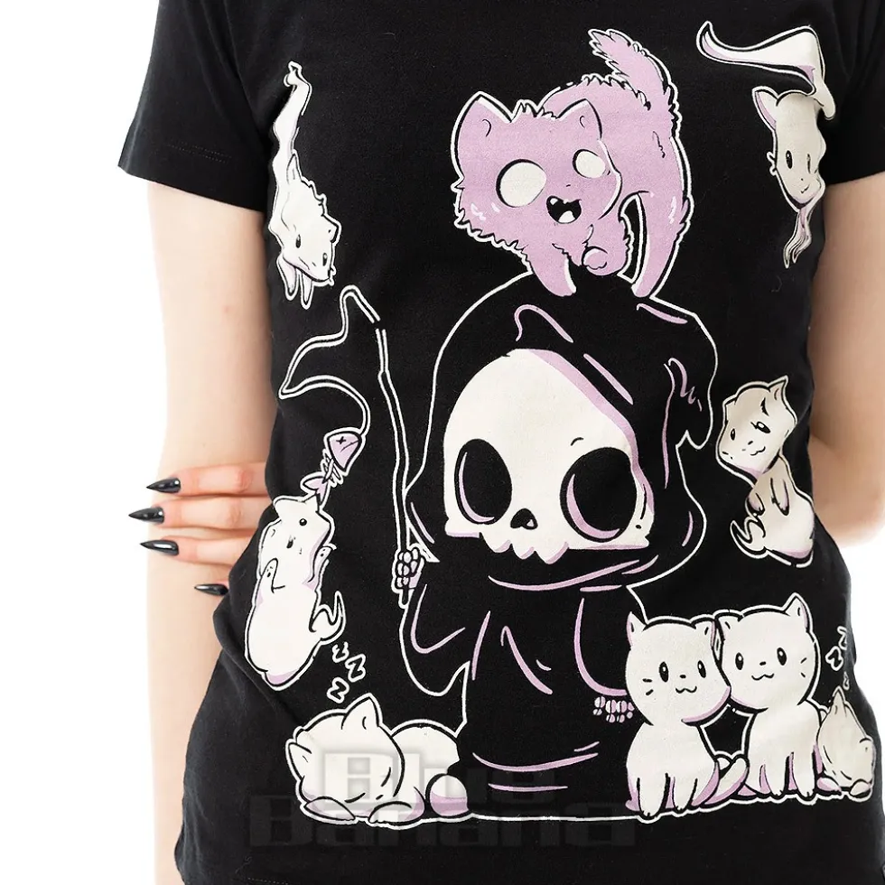 Cupcake Cult Nine Lives T-Shirt (Black)