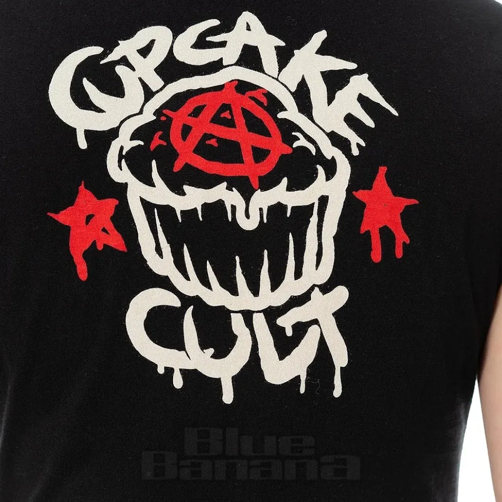 Cupcake Cult Phantom Kitty T-Shirt (Black)