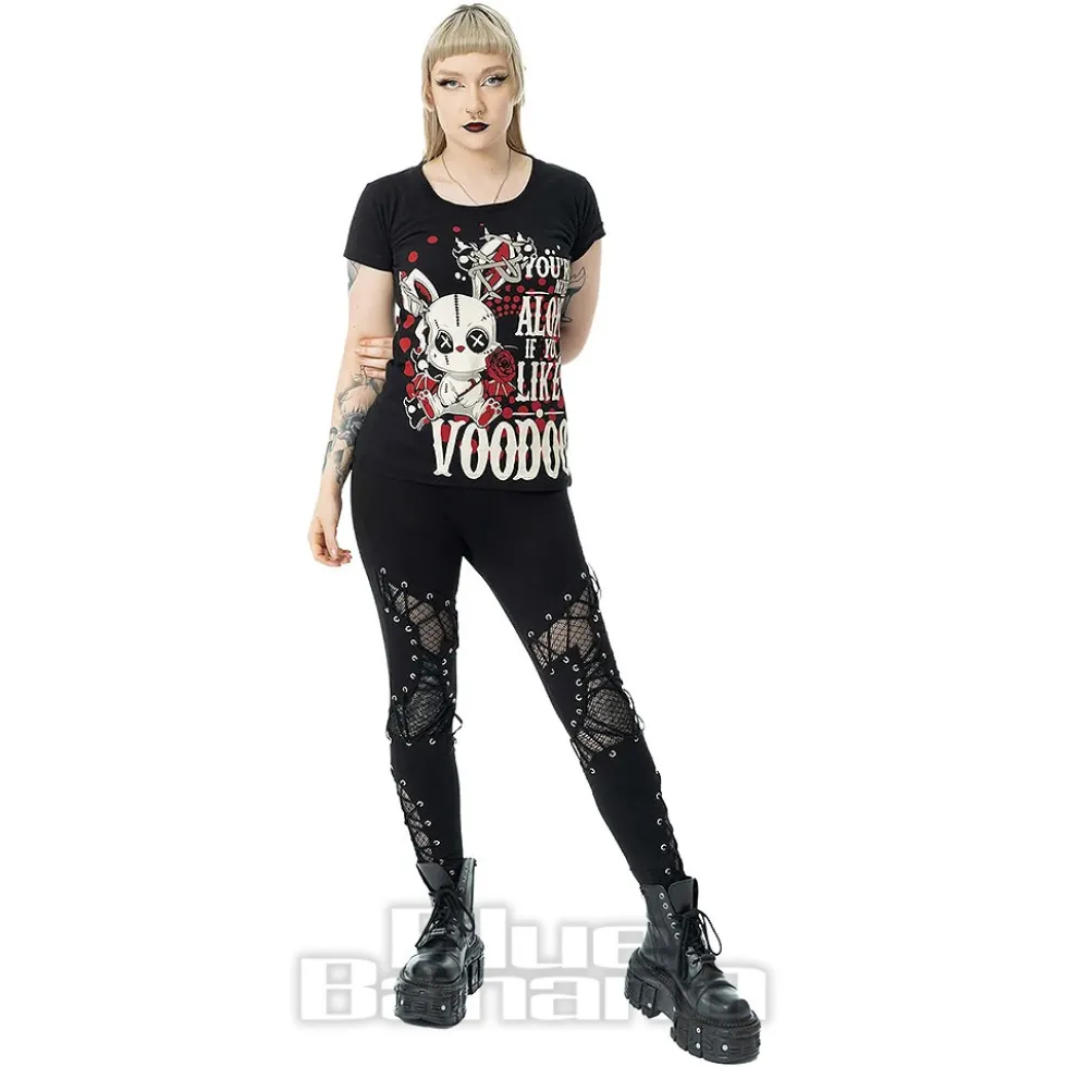 Cupcake Cult Ritual Bunny T-Shirt (Black/Red)