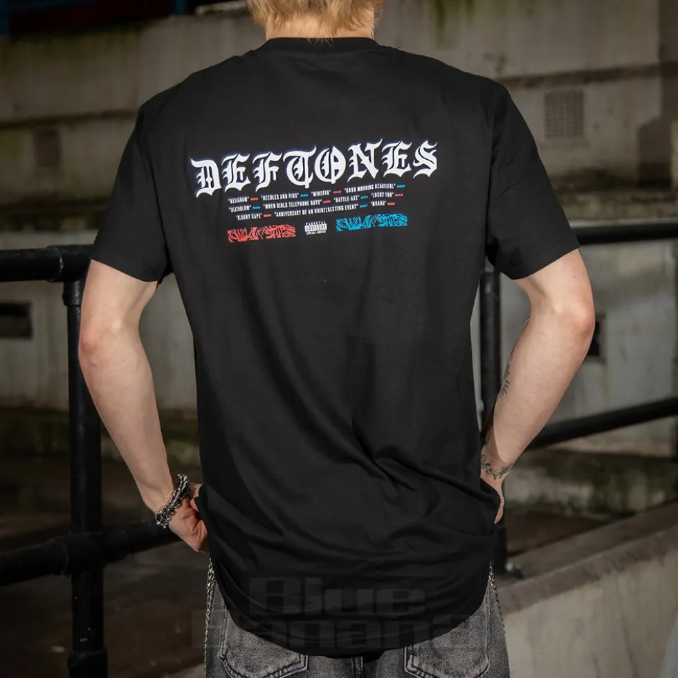 Deftones Static Skull T-Shirt (Black)