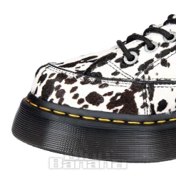 Dr Martens Buzz 5 Eye Dalmatian Shoe (Black & Cream)