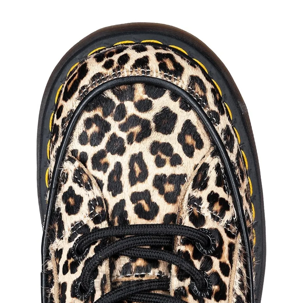 Dr Martens Buzz 5 Lace Mini Shoe (Leopard)