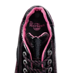 Dr Martens Buzz Patent Shoe (Black/Pink)