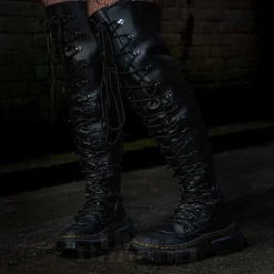 Dr Martens Hi-Soft Leather Boots (Black)