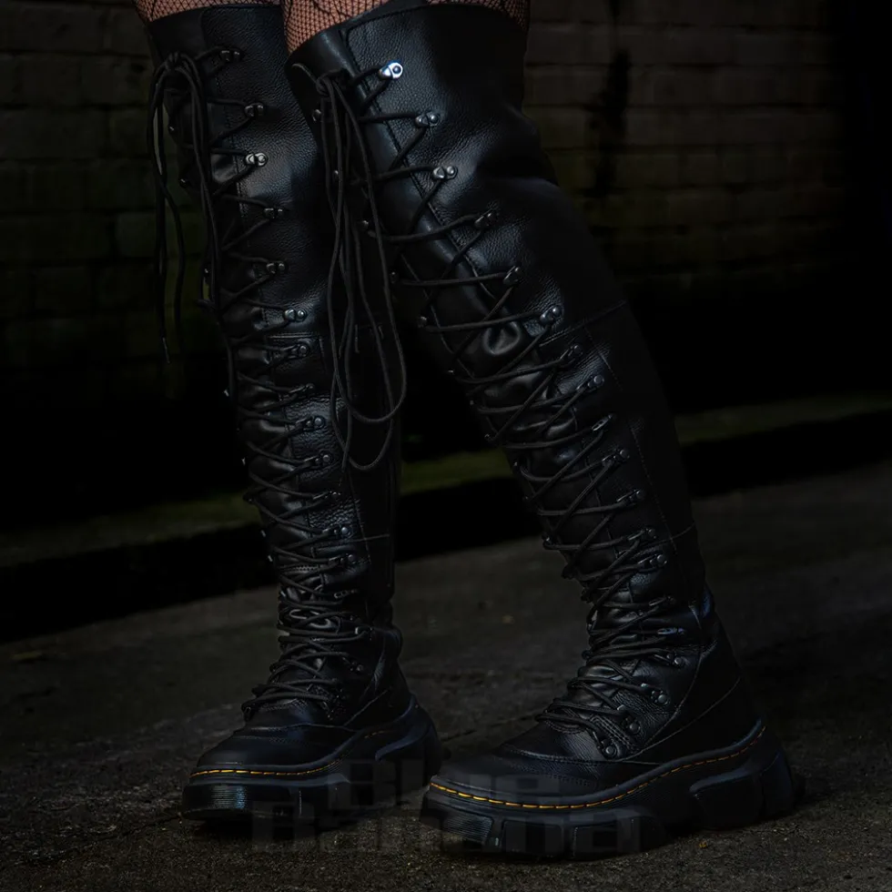 Dr Martens Hi-Soft Leather Boots (Black)