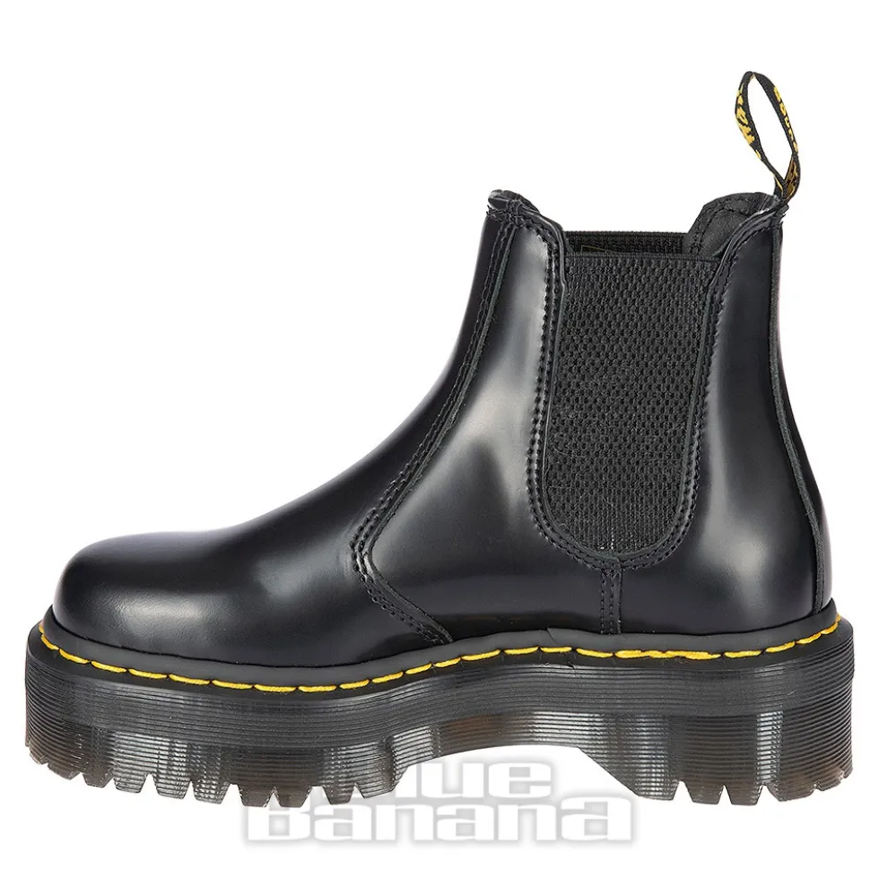 Dr Martens Smooth 2976 Quad Platform Boot (Black)