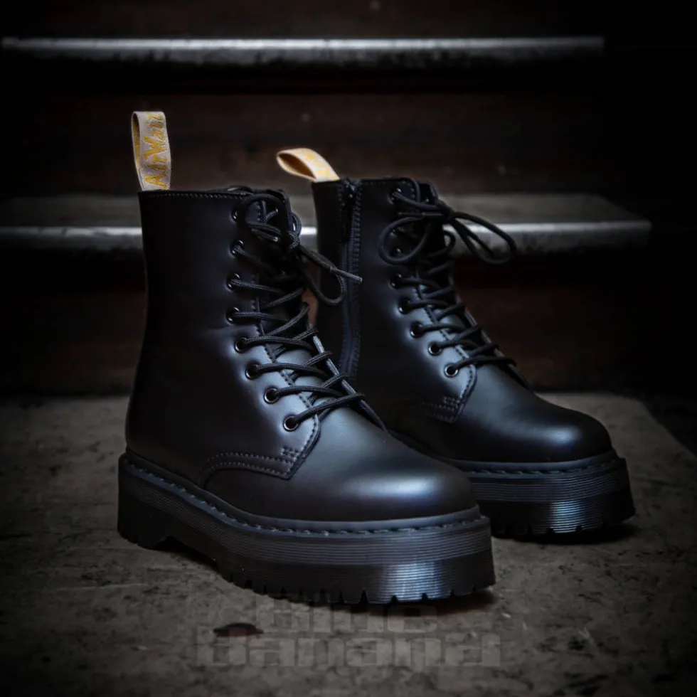 Dr Martens Vegan Jadon II Boots (Mono Black)