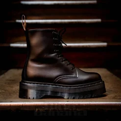Dr Martens Vegan Jadon II Boots (Mono Black)