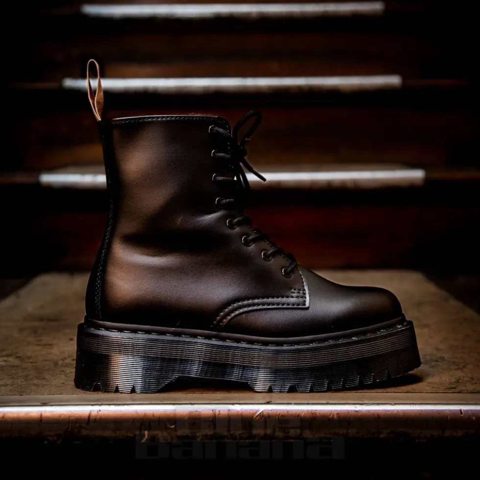 Dr Martens Vegan Jadon II Boots (Mono Black)