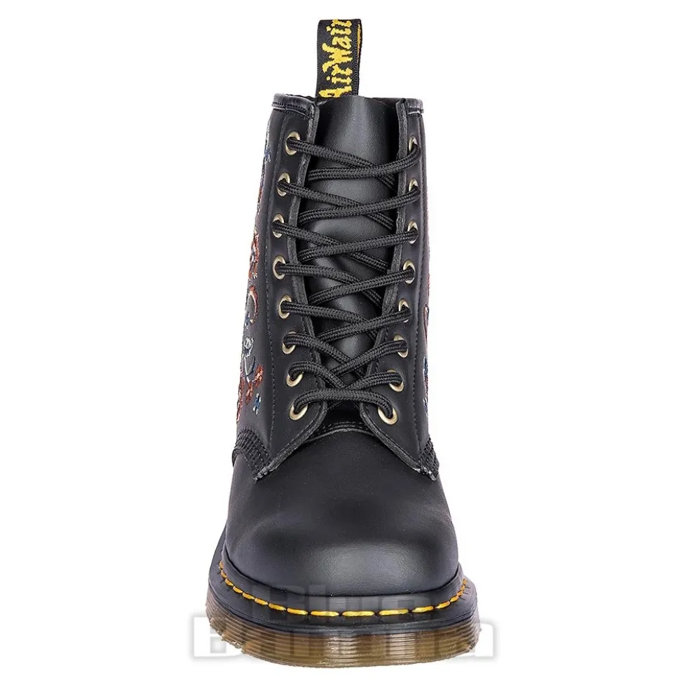 Dr Martens 1460 Vonda Tavern Floral Boots (Black)