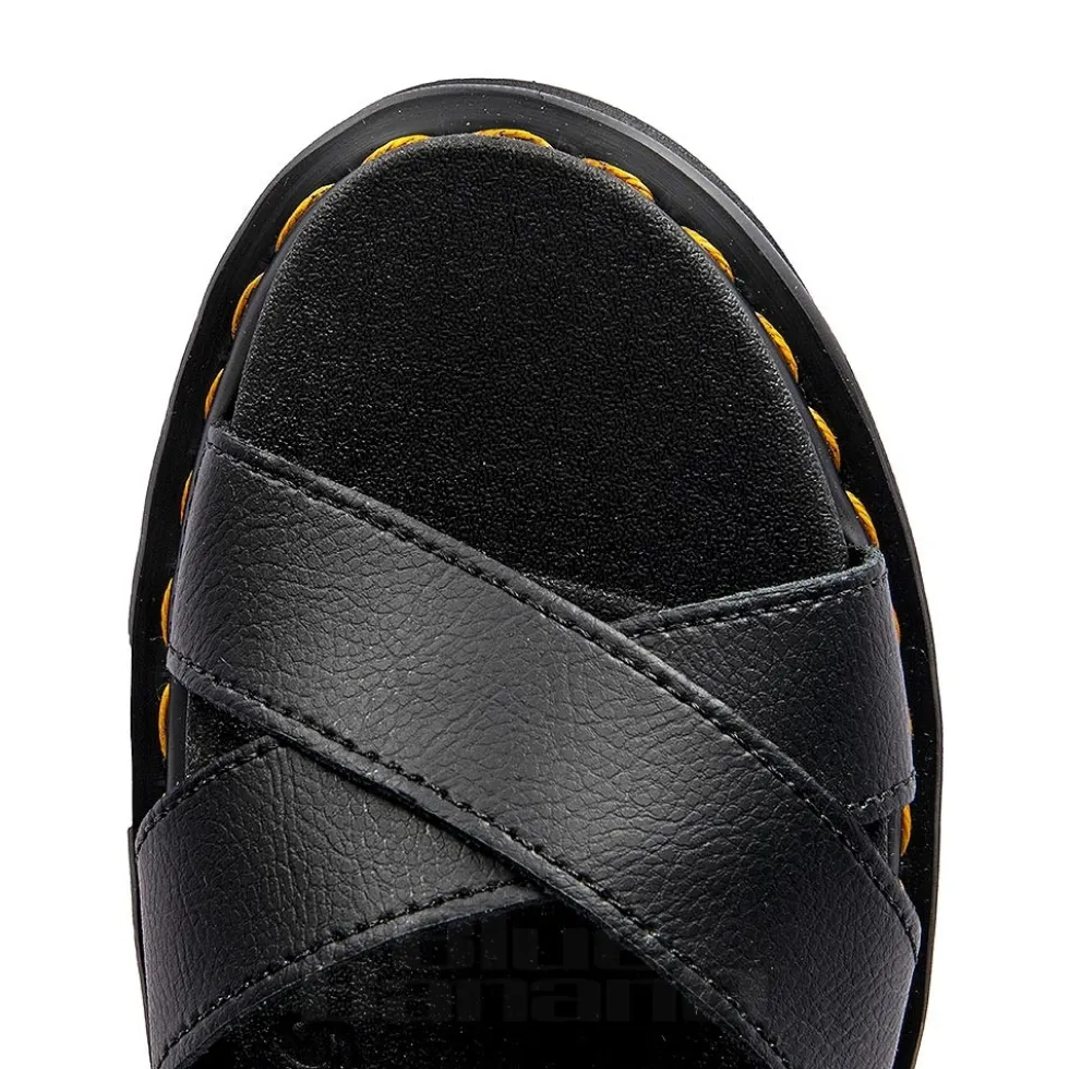 Dr Martens Voss II Athena Leather Sandals (Black)