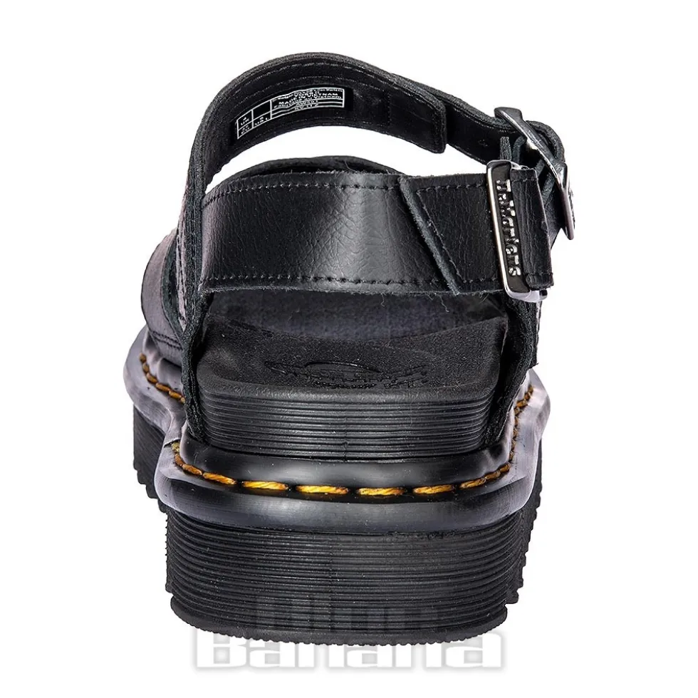 Dr Martens Voss II Athena Leather Sandals (Black)