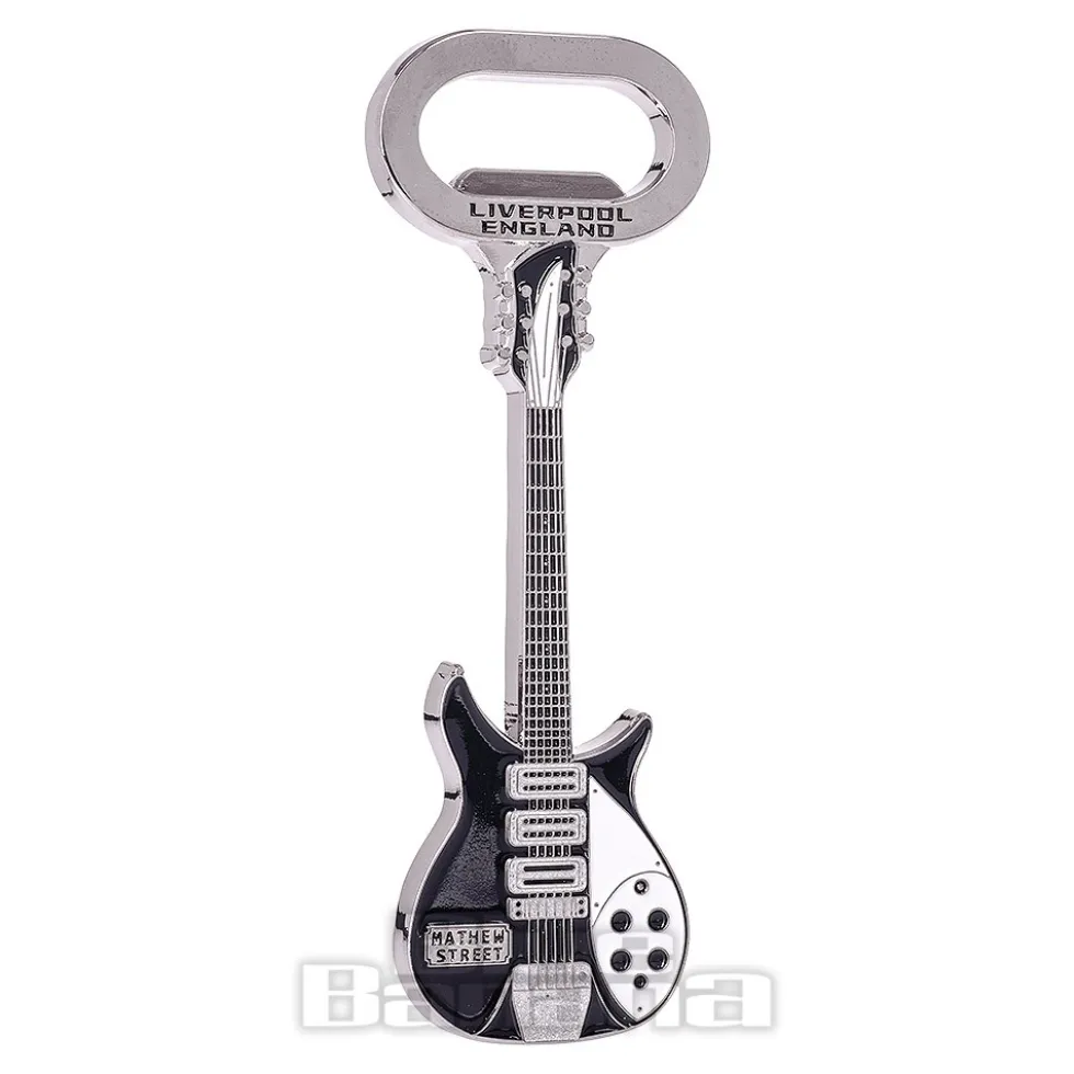 Guitar Bottle Opener (Black/White)