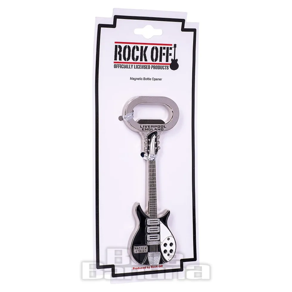 Guitar Bottle Opener (Black/White)