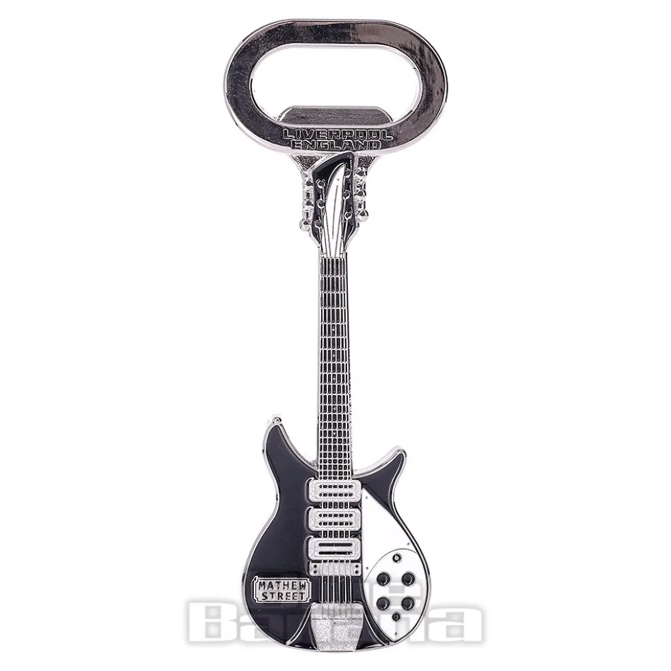 Guitar Bottle Opener (Black/White)