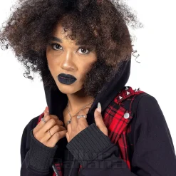 Heartless Evilyn Check Jacket (Red/Black)