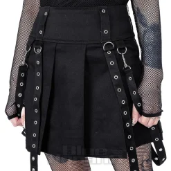 Heartless Louella Mini Skirt (Black)