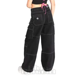 Hell Bunny Cameron Denim Jeans (Black)