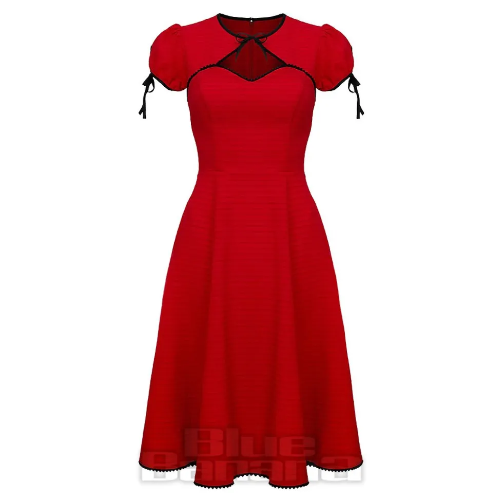 Hell Bunny Casey Dress (Red)