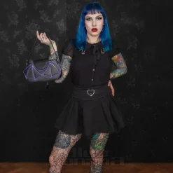 Hell Bunny Charming Blouse (Black)