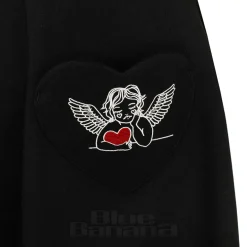 Hell Bunny Cupid Pinafore Dress (Black)