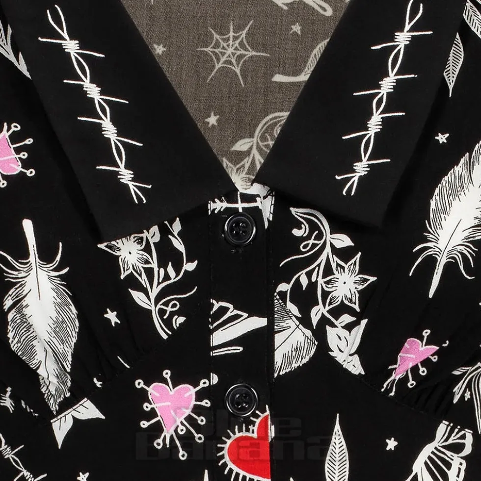 Hell Bunny Leah Mini Dress (Black)