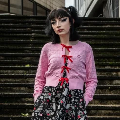 Hell Bunny Lucie Cardigan (Pink)