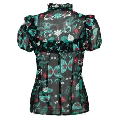 Hell Bunny Medea Blouse (Black)