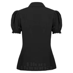 Hell Bunny Mischief Blouse (Black)