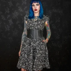 Hell Bunny Mischief Midi Dress (Black)