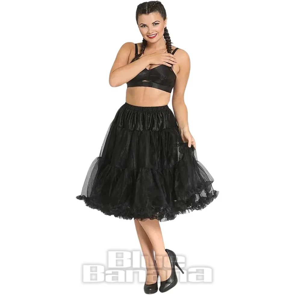 Hell Bunny Penelope Petticoat (Black)