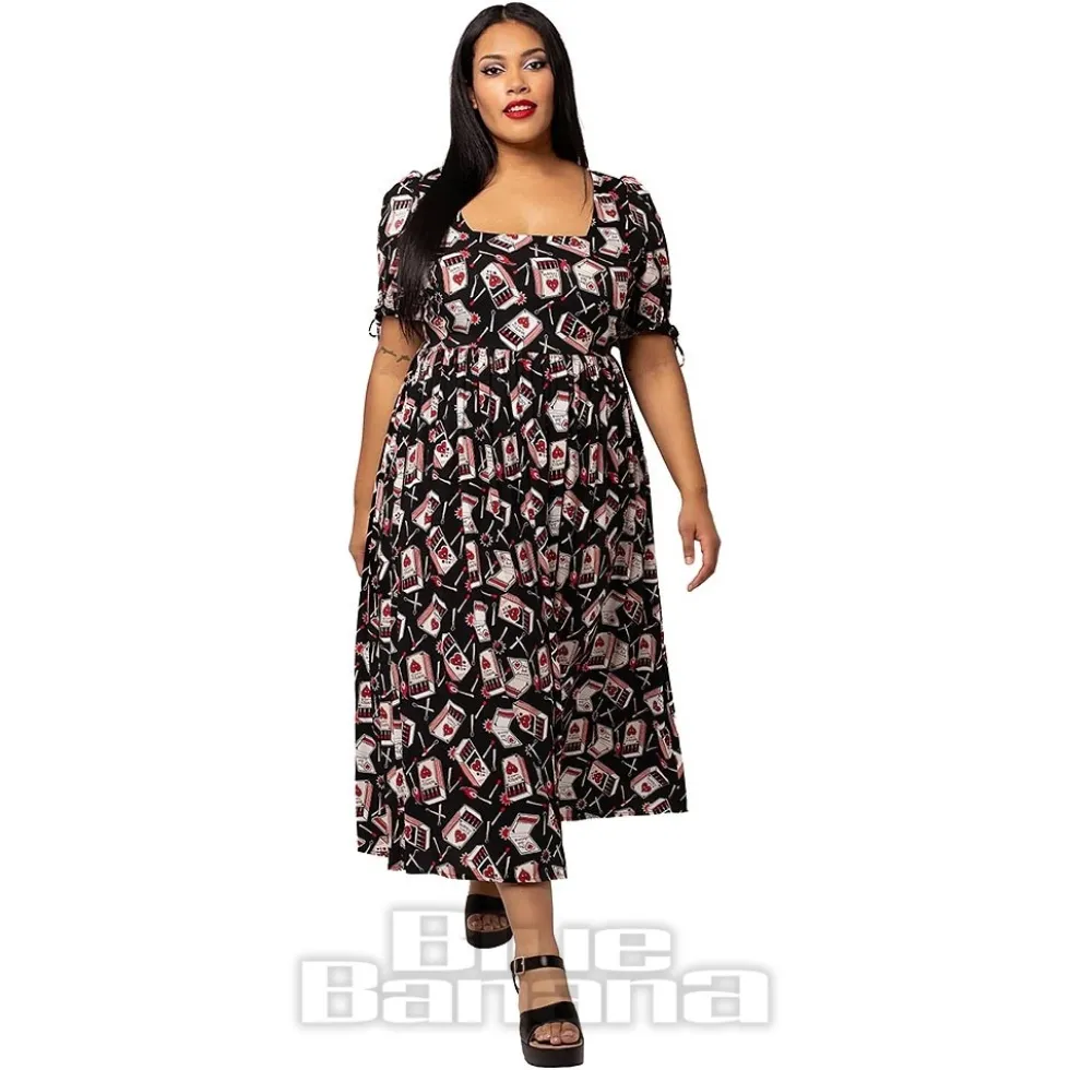 Hell Bunny Perfect Match Maxi Dress (Black)
