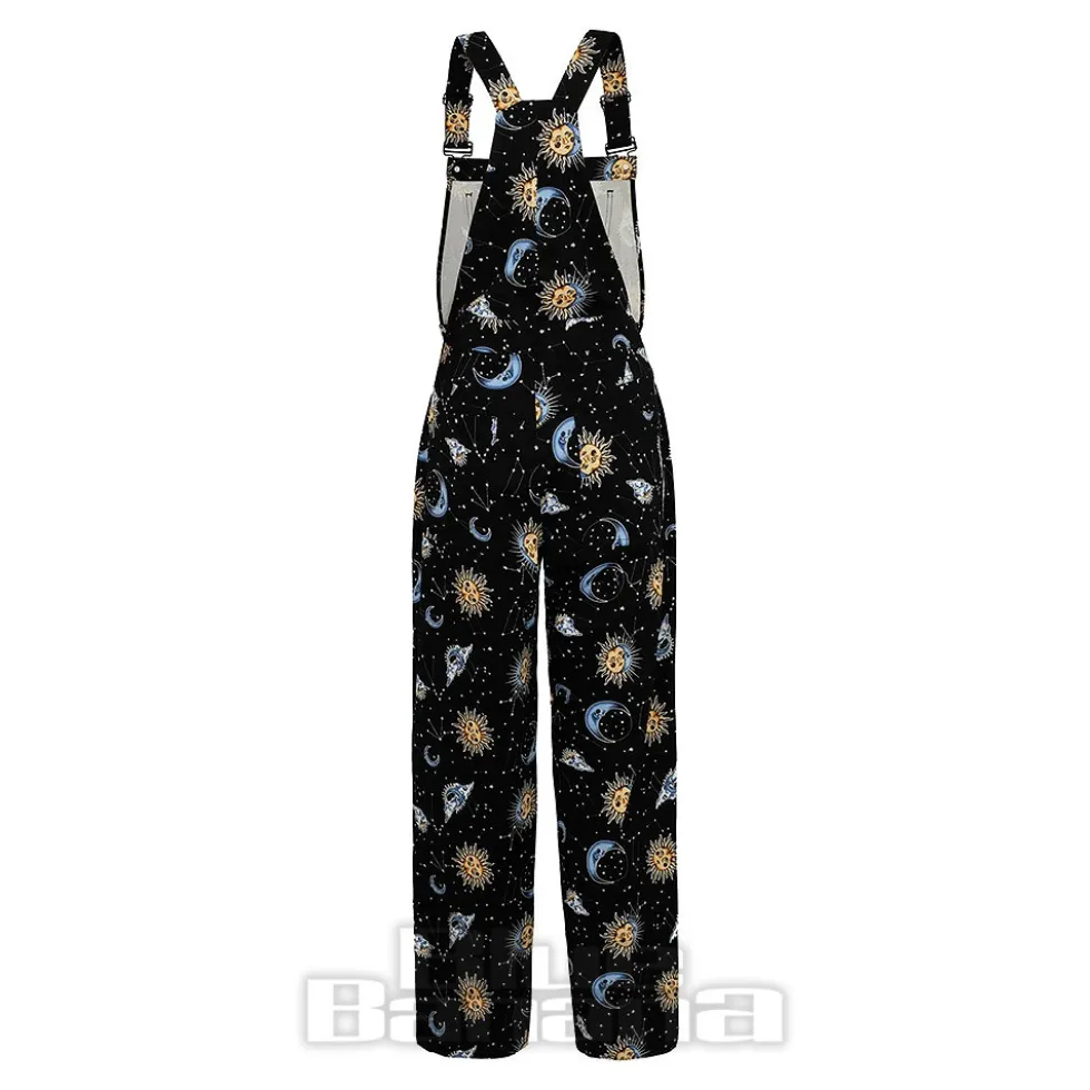 Hell Bunny Solaris Dungarees (Black)