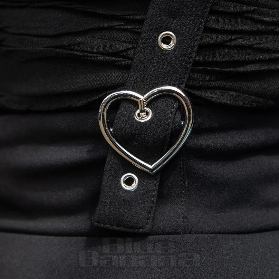 Hell Bunny X Care Bear Love-A-Lot Skirt (Black)