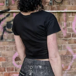 Jawbreaker Lilith Crop T-Shirt (Black)