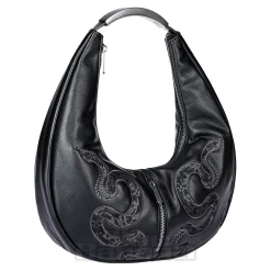 Killstar Silver Bite Handbag (Black)