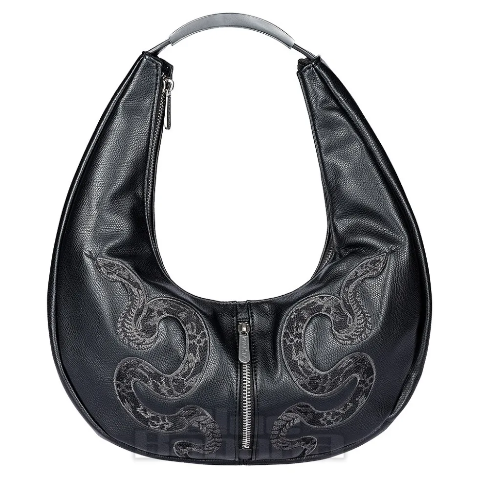 Killstar Silver Bite Handbag (Black)