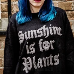 Killstar Sunshine Is For Plants Jumper (Black)