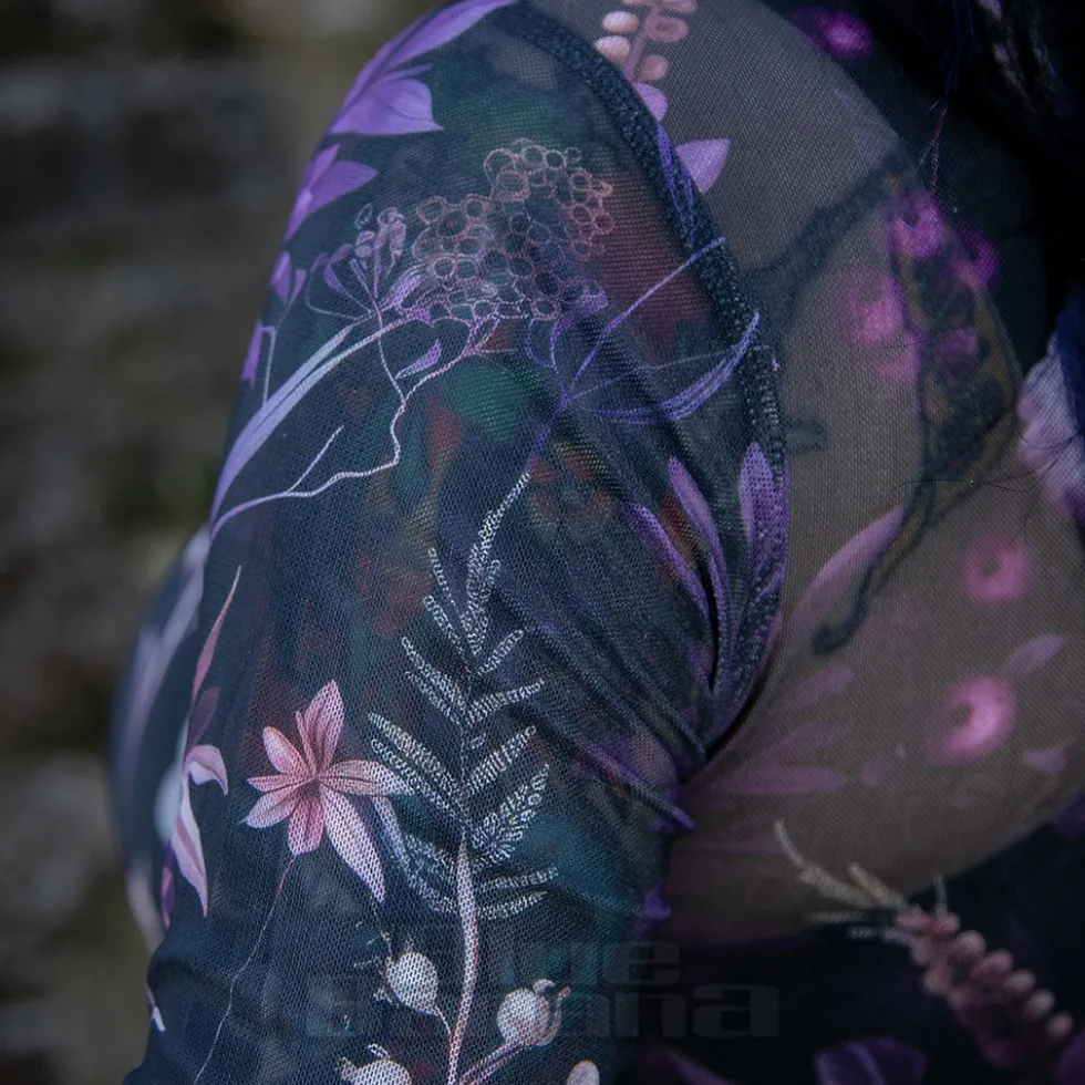 Killstar Wrenwell Mesh Top (Purple)