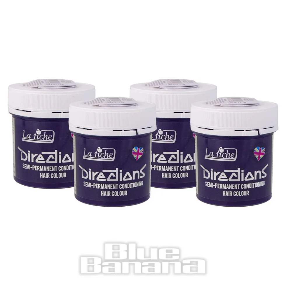 La Riche Directions Colour Hair Dye 4 Pack 100ml (Ultra Violet)