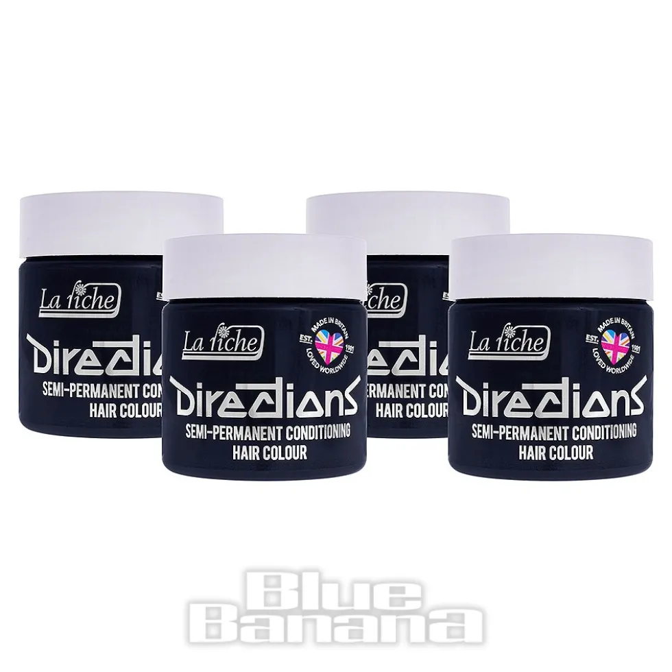 La Riche Directions Colour Hair Dye 4 Pack 100ml (Stormy Grey)