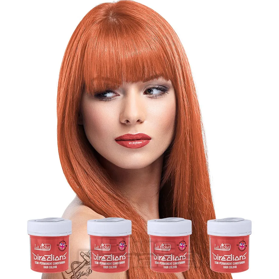 La Riche Directions Colour Hair Dye 4 Pack 100ml (Peach)