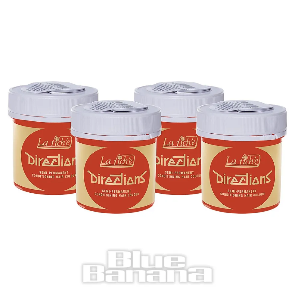 La Riche Directions Colour Hair Dye 4 Pack 88ml (Apricot)