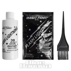 Manic Panic Flash Lightning Bleach Kit (30 Volume Cream Developer)