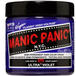 Manic Panic High Voltage Classic Cream Formula Colour Hair Dye 118ml (Ultra Violet Blue)